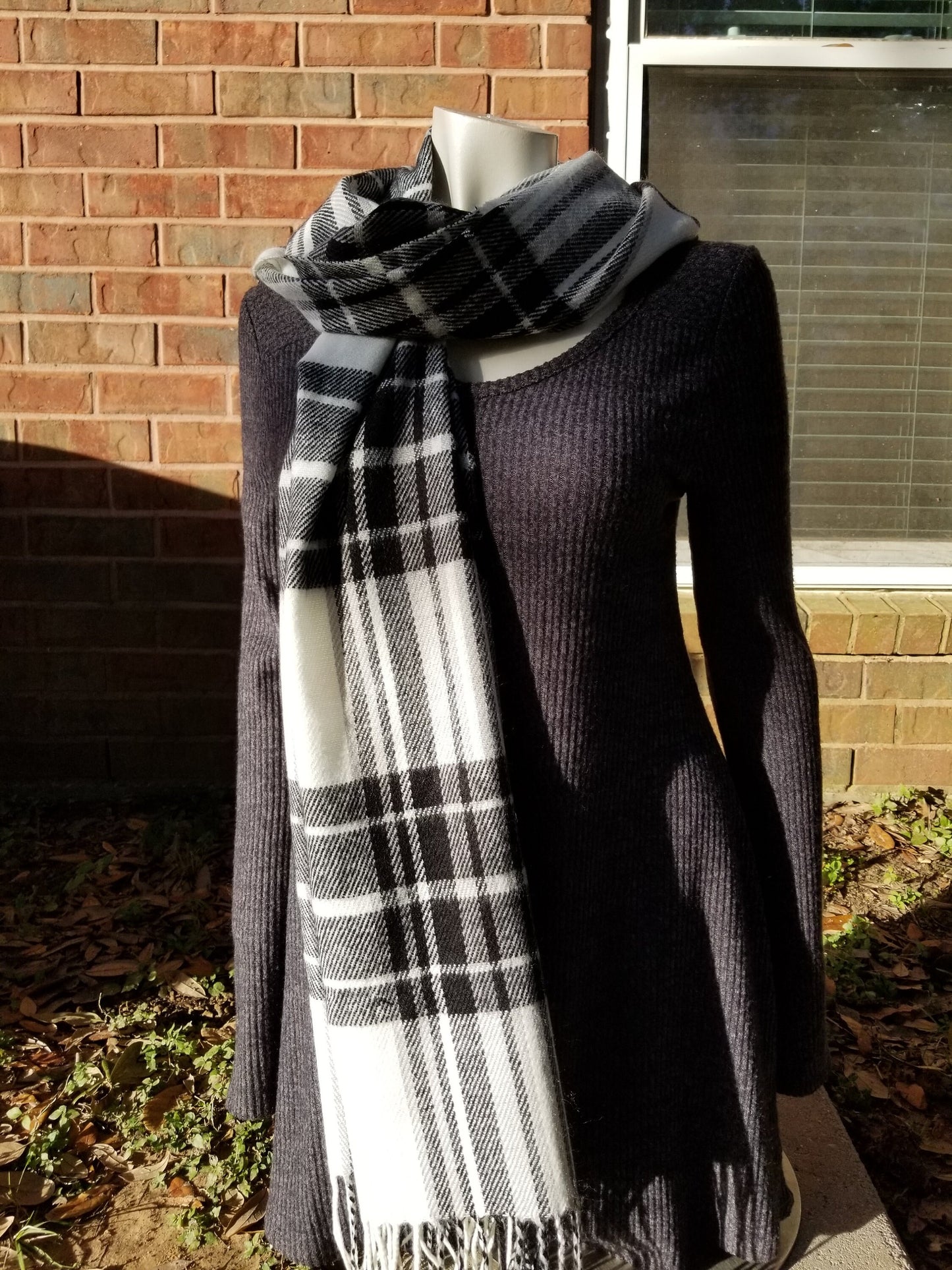 Monogram Flannel Shawl, Women's Accessories, Shawl, Plaid scarf, Winter Apparel, Accessories, Fall Scarf Wrap, Ladies Shawl, Gift for her,