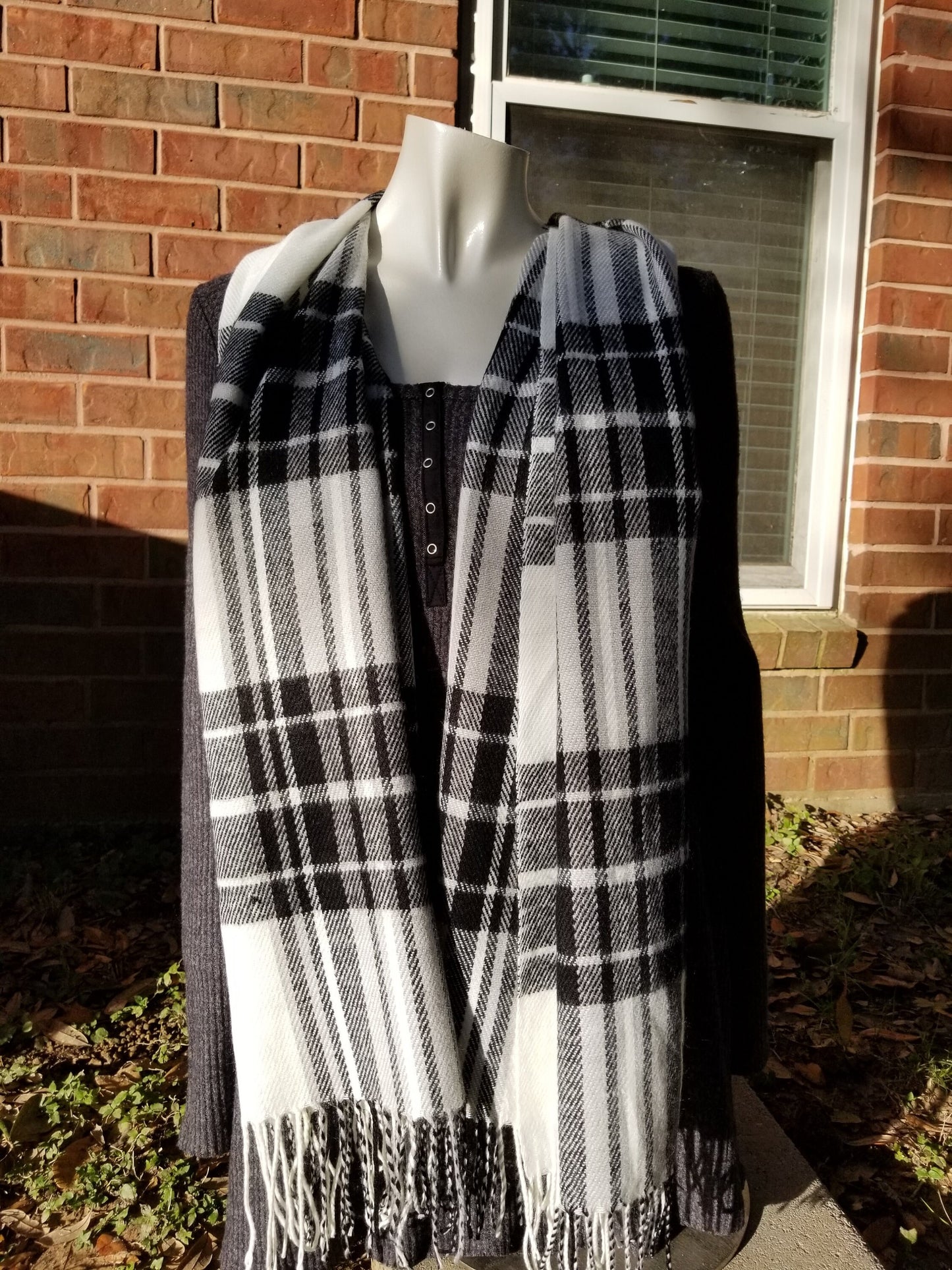 Monogram Flannel Shawl, Women's Accessories, Shawl, Plaid scarf, Winter Apparel, Accessories, Fall Scarf Wrap, Ladies Shawl, Gift for her,