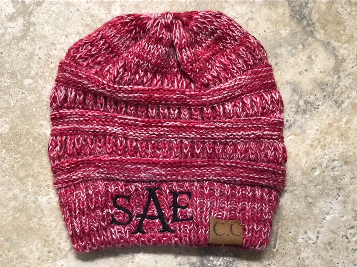 Pony Tail Hat, Monogram Beanie Hats, Beanie Hat, Women’s Accessories, Fall Fashion, Winter Apparel, Custom Accessories hats