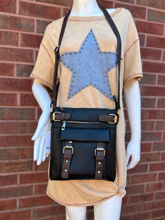 CONCEALED Bag , Conceal Crossbody Purse, Personalized Purse, concealed carry crossbody bag, Left and Right-hand Draw