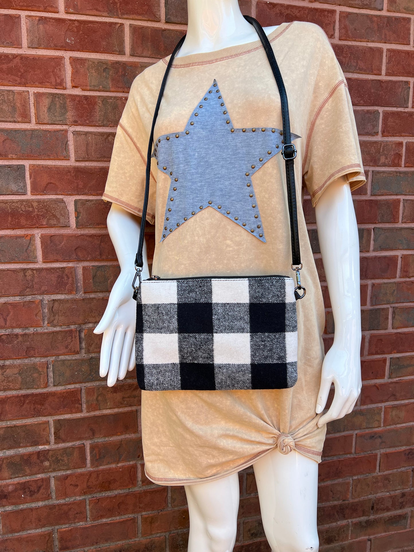 Monogram Crossbody Plaid purse, Crossbody Bag, Riley Plaid Crossbody Plaid Crossbody,Monogrammed Purse