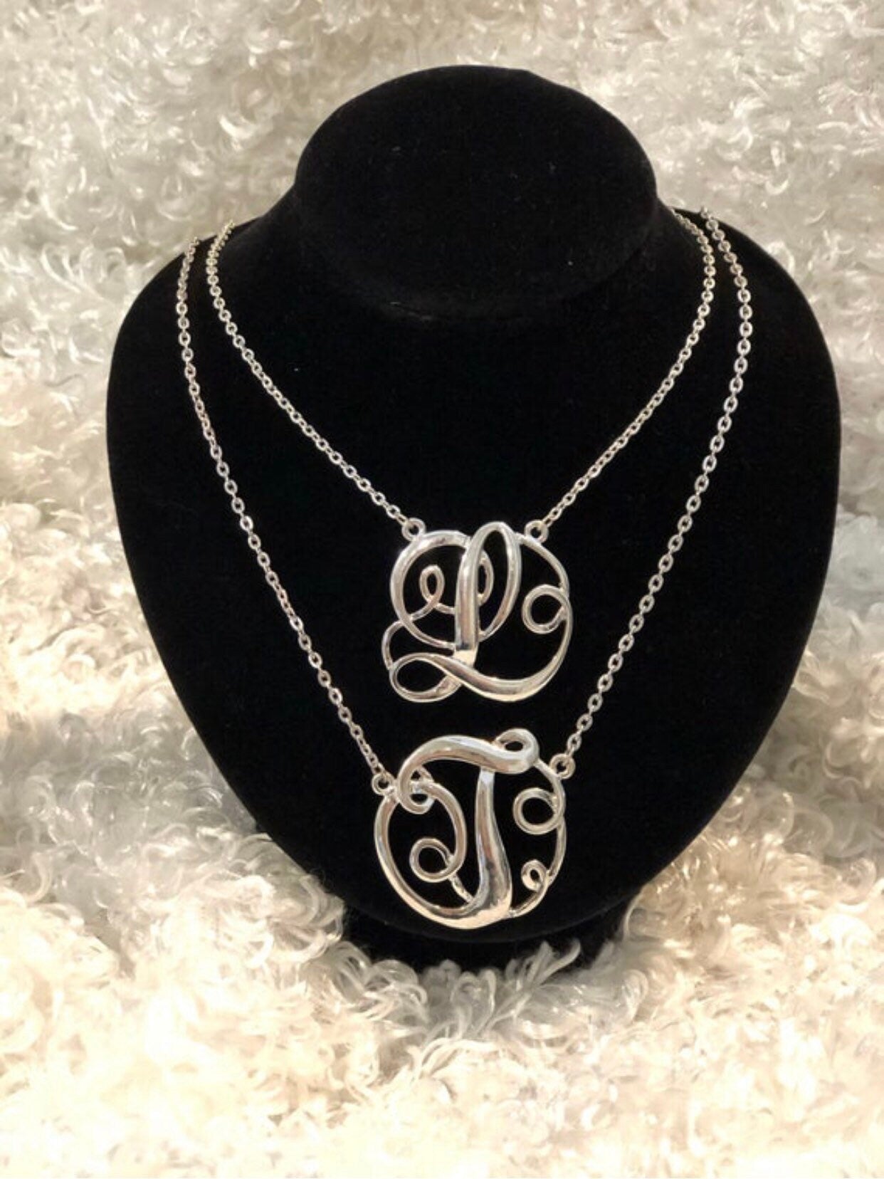 personalized Necklace, engraved necklace, custom Necklace, Initial Monogram necklace, initials jewelry, letter necklace, Name necklace