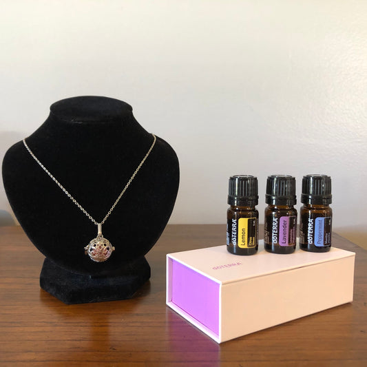 essential oil diffuser, Necklaces Ball Metal volcanic stone essential oil necklace girls, lockets aroma pendants openwork,