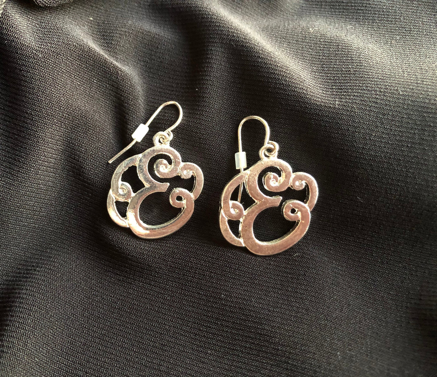 Initials earrings, Personalized Earrings,engraved Earrings,Monogram earrings