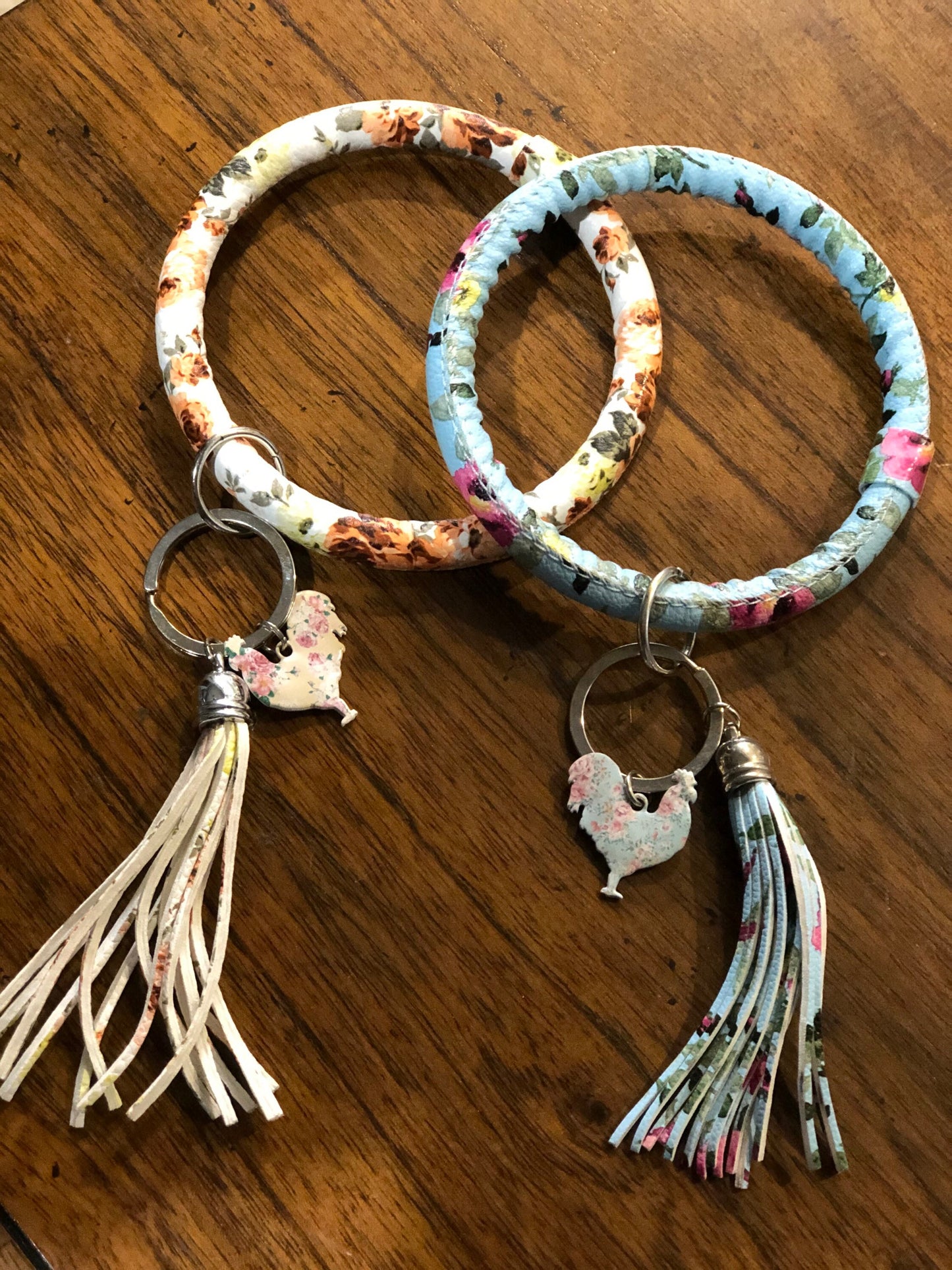 Bracelet Key Ring, Key Chain chicken wrist bracelet, Wrist Bangle keychain, Pig keychain, cow Key Chain, key chain wrist loop, car key ring