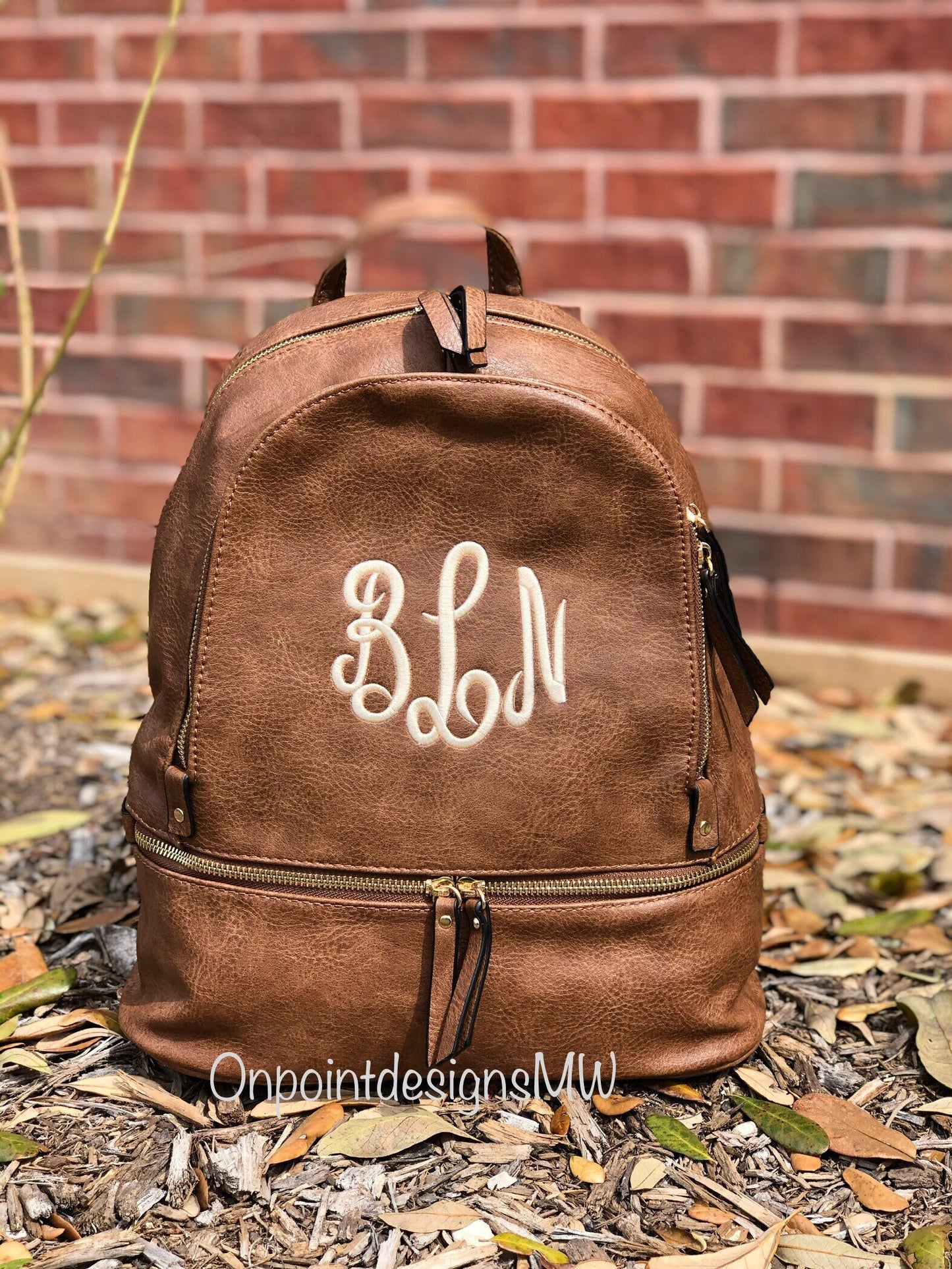 Personalized Backpack purse, Monogram Backpack, Faux Leather Backpack, concealed carry purse, monogram Backpack bag, woman bag