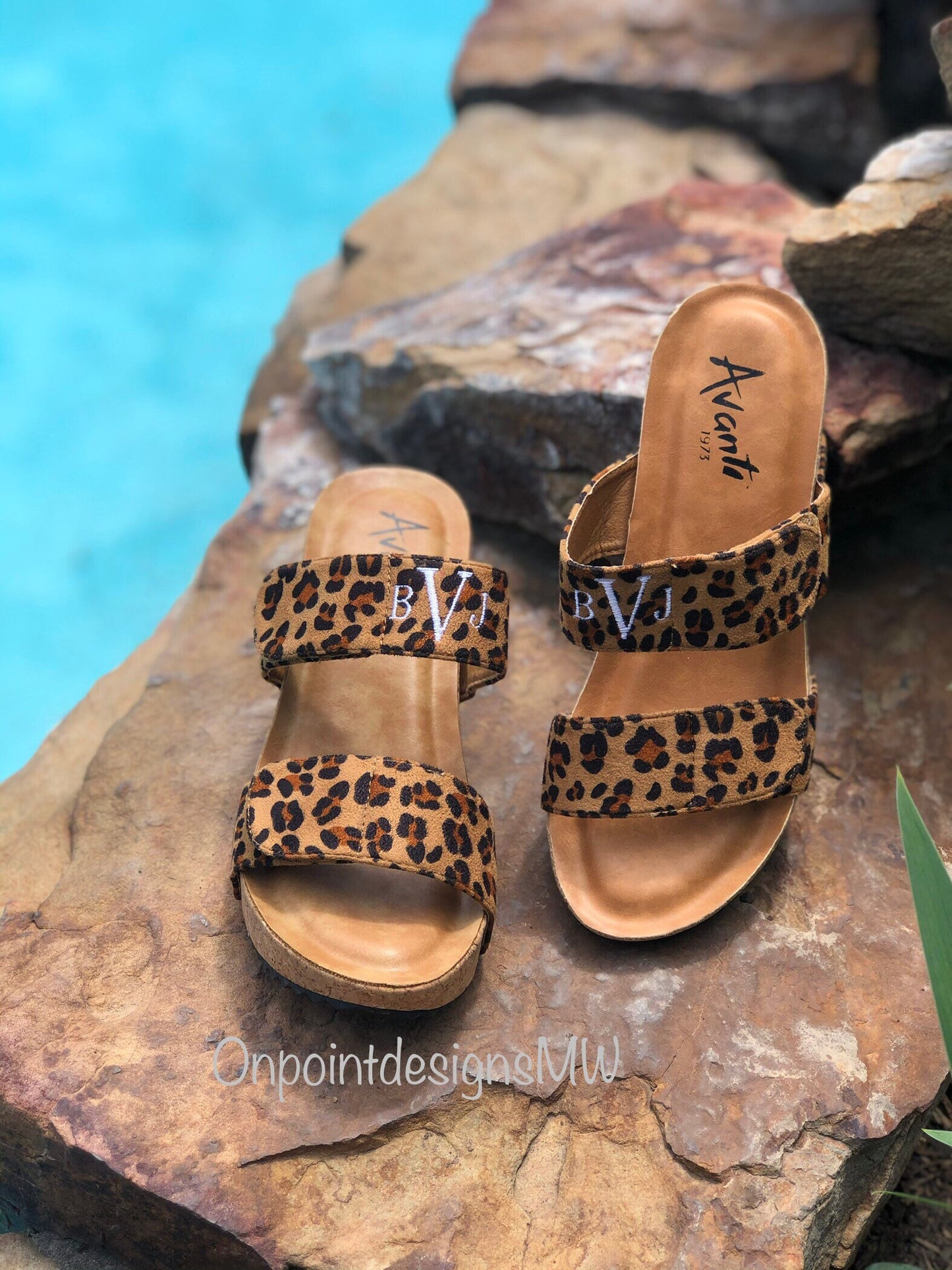 monogram Cork Wedge Sandals , Monogrammed sandals, Comfortable Sandals, personalized cork sandals, women's shoes, gift for her