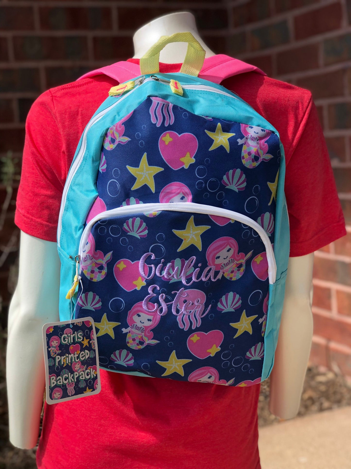 Monogram kid Backpack, personalized backpack, Monogram toddler backpack, monogram seer sucker, Embroidered bag, personalized School Bag