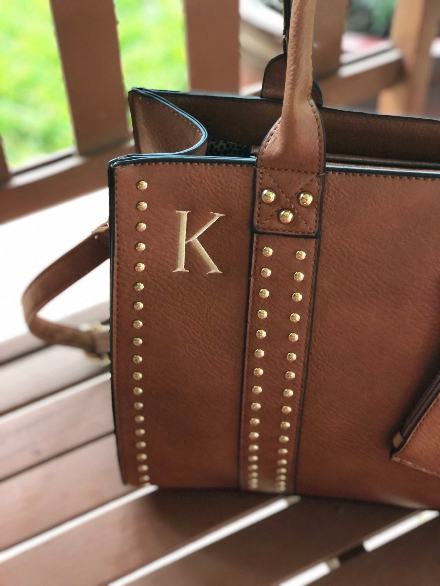 Conceal Carry Crossbody Tote- Firearm concealed purse -Monogram Purse- Gun Handbag -Personalized Conceal Carry bag -Crossbody bag- CCW Purse