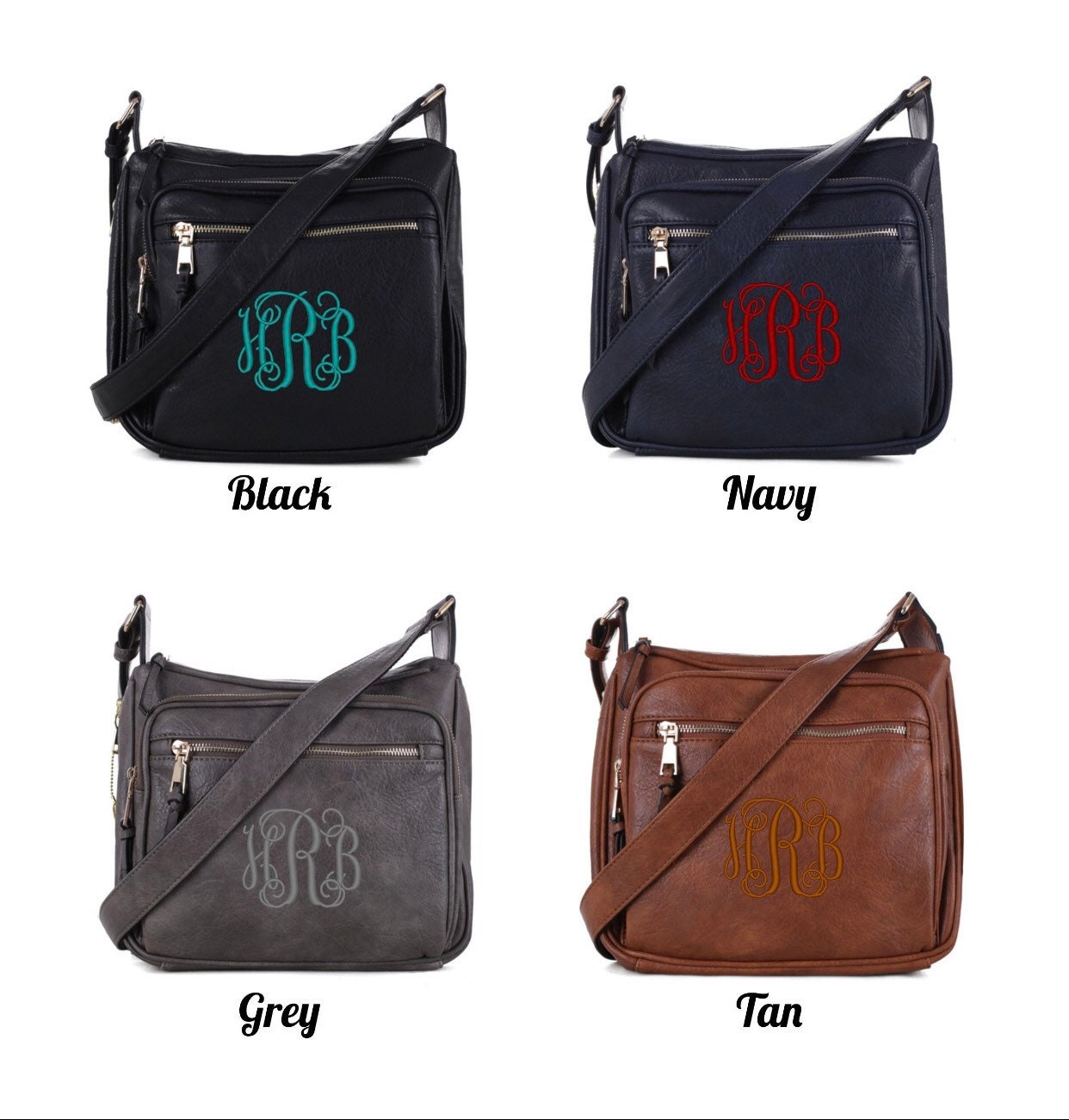 Monogram Concealed Carry bag, Crossbody Purses, Personalized crossbody bags, vegan Leather Gun purse, monogrammed purse,