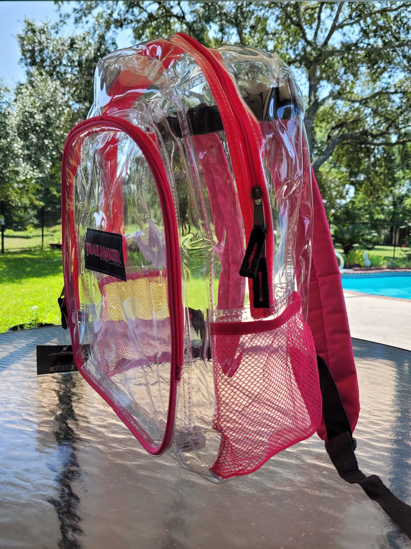 plastic school Backpack, monogram Kids backpack, School Tote,backpack ,Back-to-School, clear backpack,