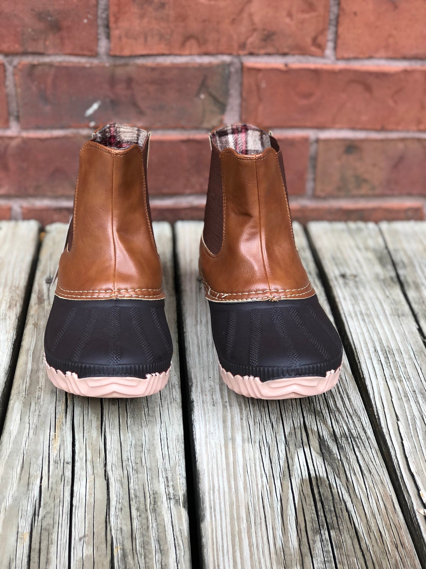 Slip-on Boots, Duck boots, Monogram Duck Boots, Rain Boot, Boat-Shoe boots, woman's Shoes , Pull On boots, Girlfriend Gift, Wife Gift,