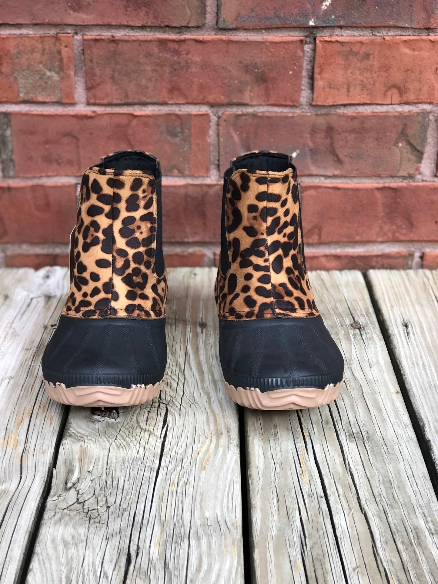 Slip-on Boots, Duck boots, Monogram Duck Boots, Rain Boot, Boat-Shoe boots, woman's Shoes , Pull On boots, Girlfriend Gift, Wife Gift,