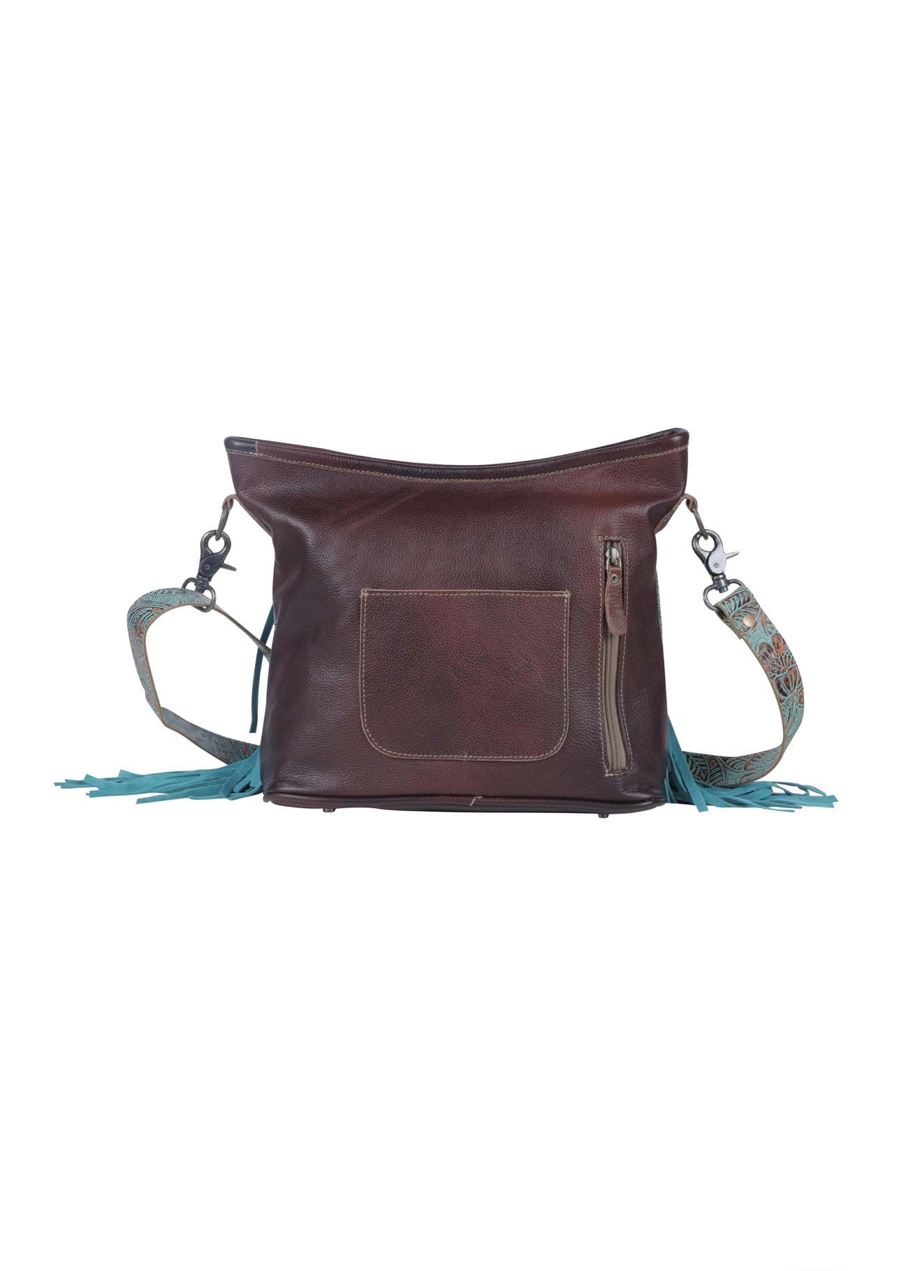 Conceal Carry Genuine Leather, conceal Cowhide, Genuine Hand-Tooled Leather bag, conceal fringe bag, crossbody Bag, conceal cowhide bag