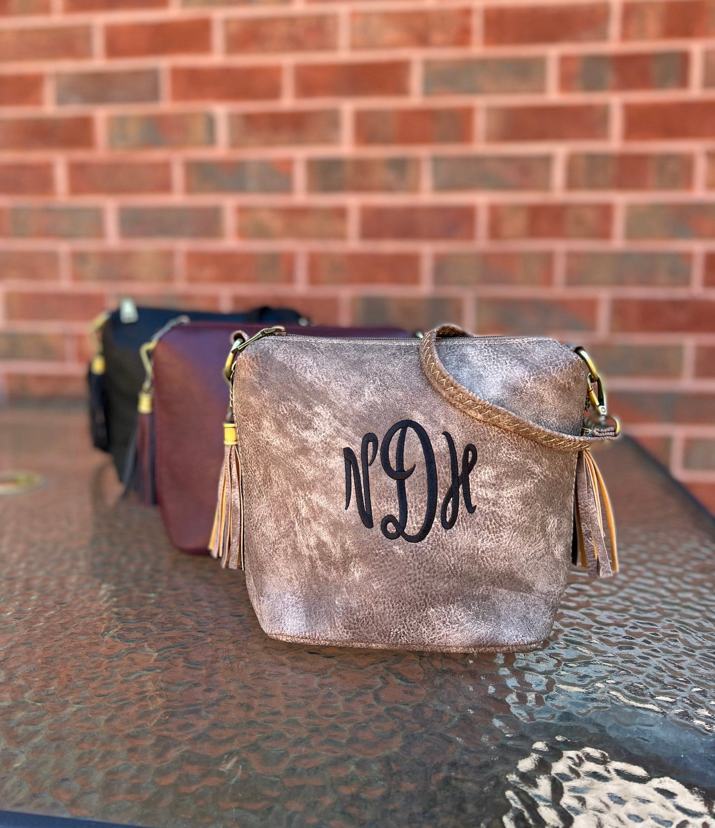 CONCEALED  Bag ,Monogrammed Crossbody Bag, Personalized Purse, concealed carry cross body bag, Left and Right-hand Draw