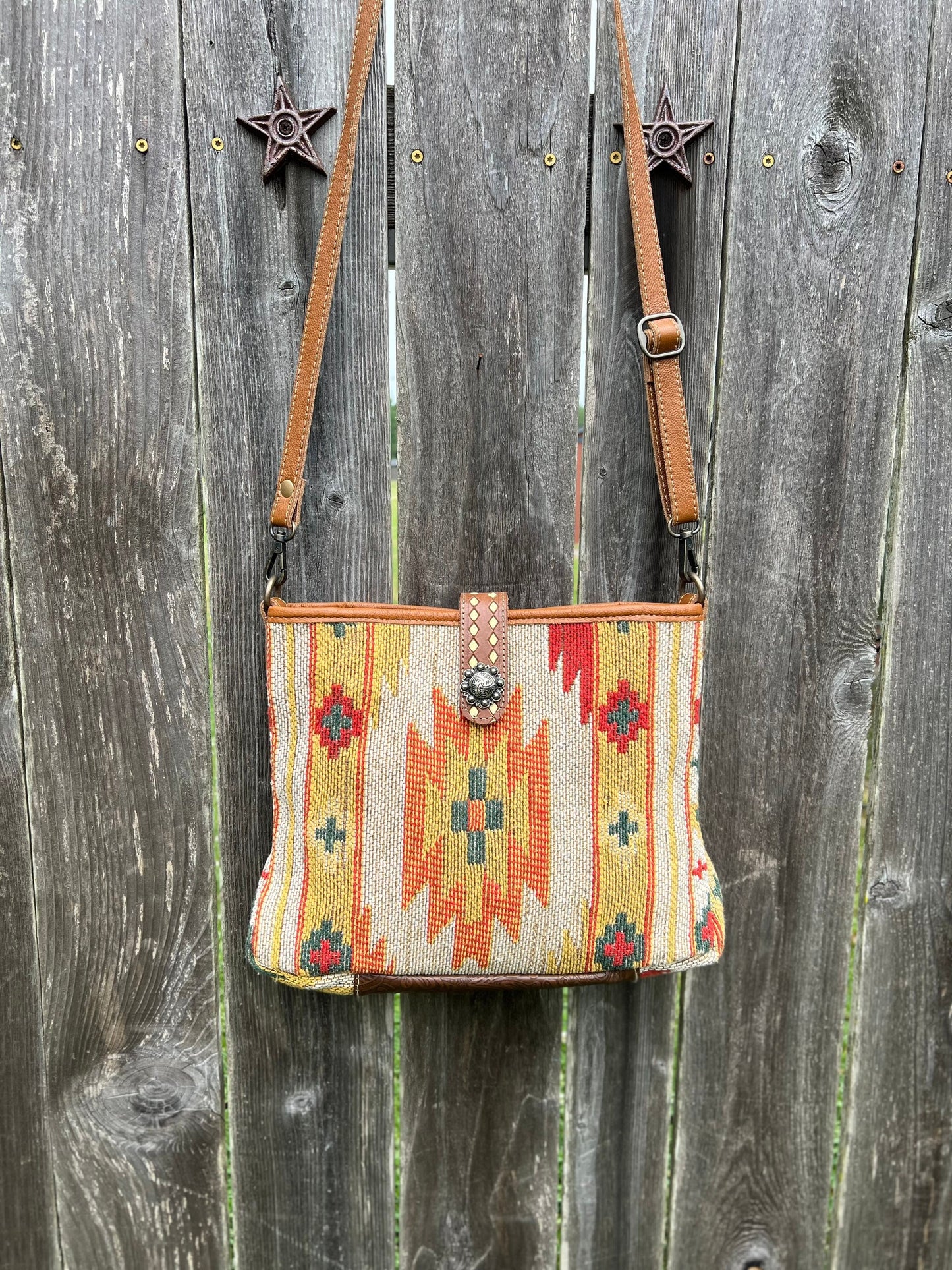 RUG bag, Genuine LEATHER Crossbody Purse, Hand-Tooled Leather bag, Rug Crossbody purse, Shoulder Bag, canvas bag, western bag