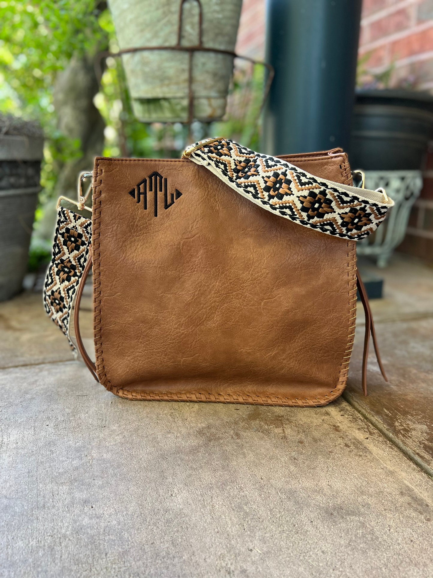 Monogram Conceal Carry bag, Crossbody bag, Monogram Purse, Concealed Carry Purse, Monogram Purse, Personalized leather Purse, Crossbody bag