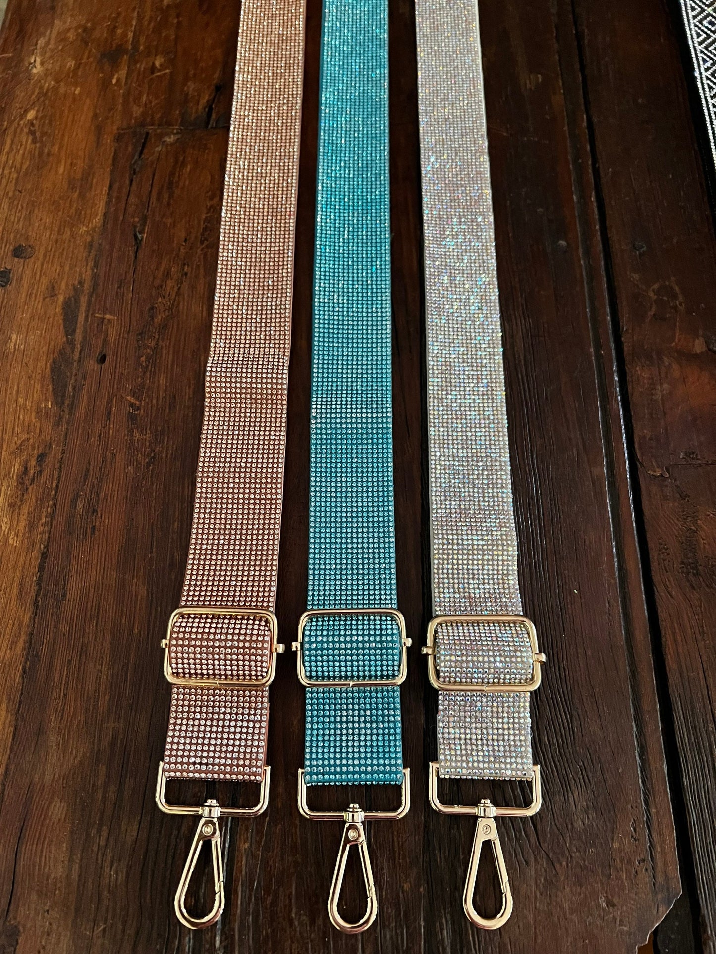 Guitar strap, Iridescent Strap, bling Crossbody Strap, sparkle Strap, Canvas Purse Strap, Adjustable crossbody straps, Rhinestone strap