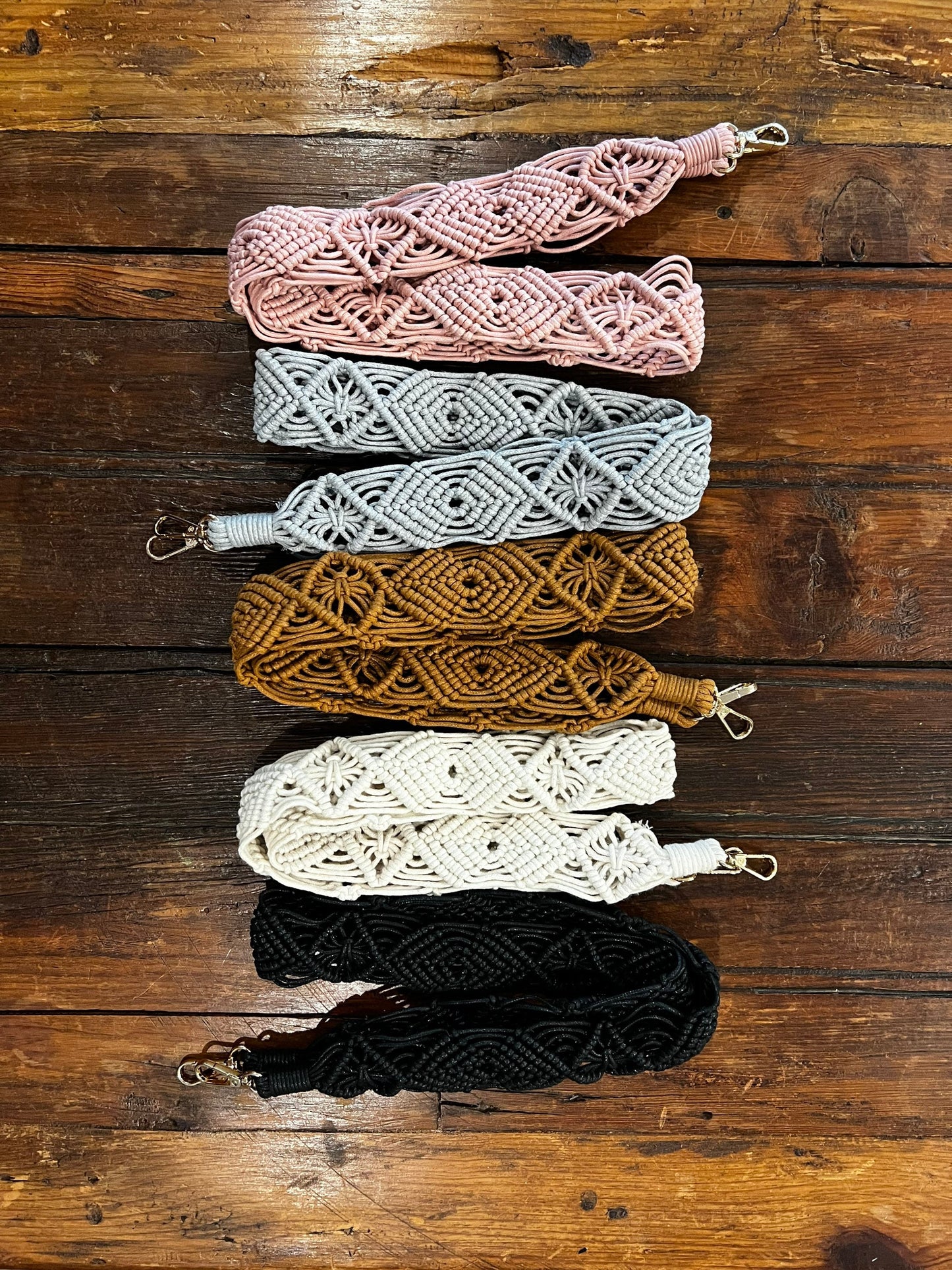 Macrame Crossbody Strap, Macrame Shoulder Strap, Detachable Shoulder Strap, Canvas Purse Strap, Adjustable Bag Strap, camera strap